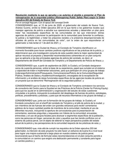 Translation Only Spanish Pages from TranslationOnly ES Master Final Document City of Ithaca ES